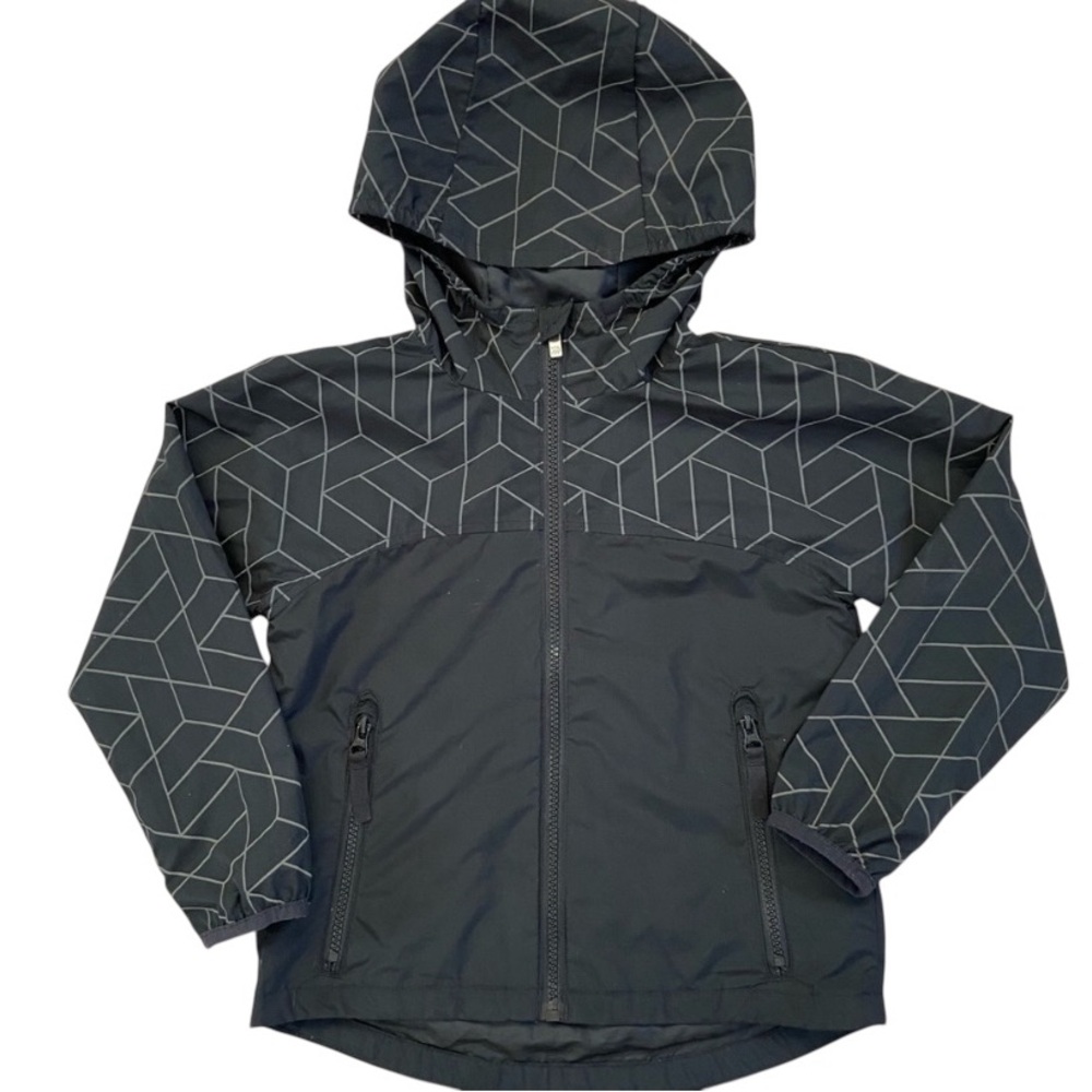 All in Motion Geometric Pattern Black Jacket XS (4/5)
